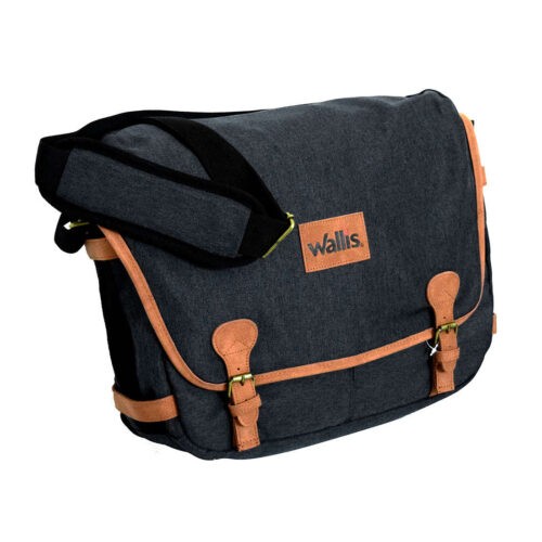 Portafolio Para Laptop 14? Detalles En Tacto Piel, 38x27x12 cm, Negro