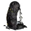 Mochila Para Montana EIGER 55 L, Semi-Impermeable, Negra Con Verde