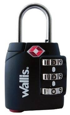 Candado De Combinacion TSA, Color Negro