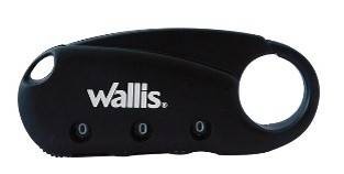 Candado De Combinacion Con Gancho, Color Negro