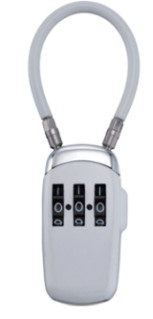 Candado De Combinacion Para Equipaje Y USB, Color Plata