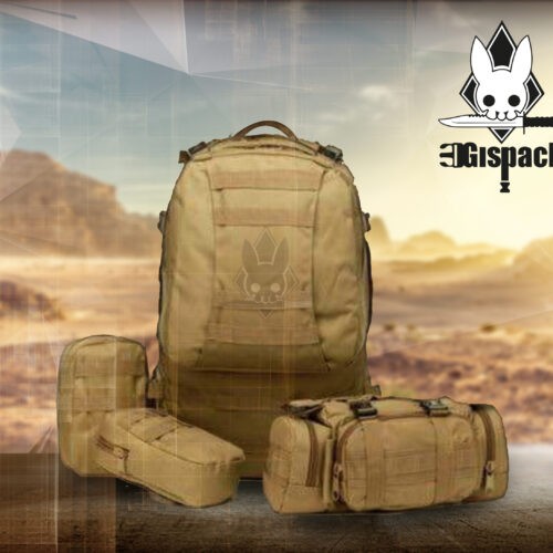 Mochila 55 Litros Tactica Gispack 3 Colores