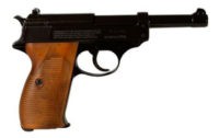 Pistola WALTHER P38 Negra CO2 BB Cal. .177 400 Fps