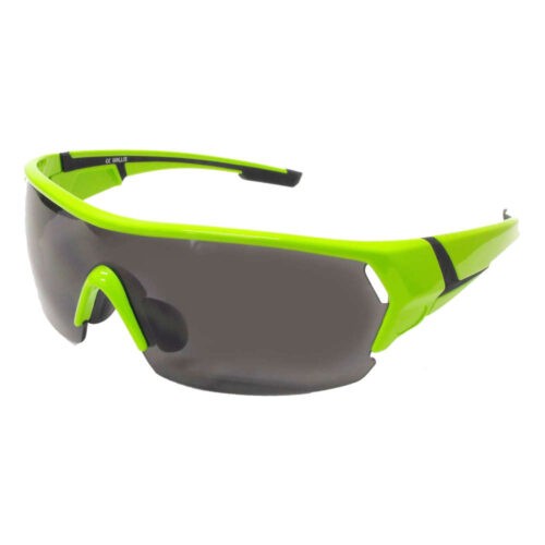 Lentes Deportivo armazon Verde, Micas Humo, Varillas Verde Con Negro