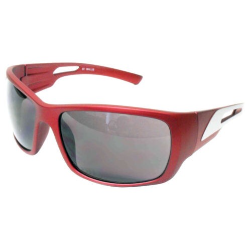 Lentes Deportivo armazon Vino Mate, Micas Humo, Varillas Vino Con Plata