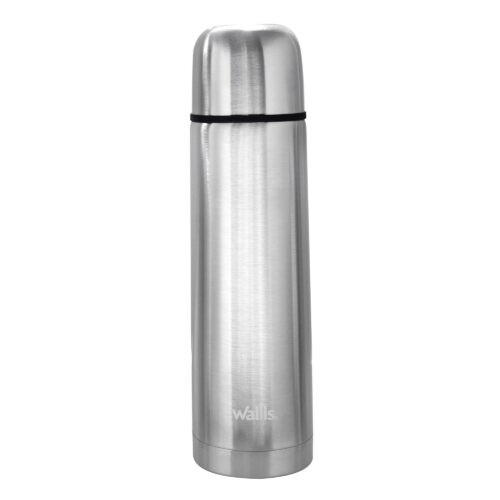 Termo Tipo Bala Con Tapa Rosca Funciona como Vaso, 500 Ml, Acero