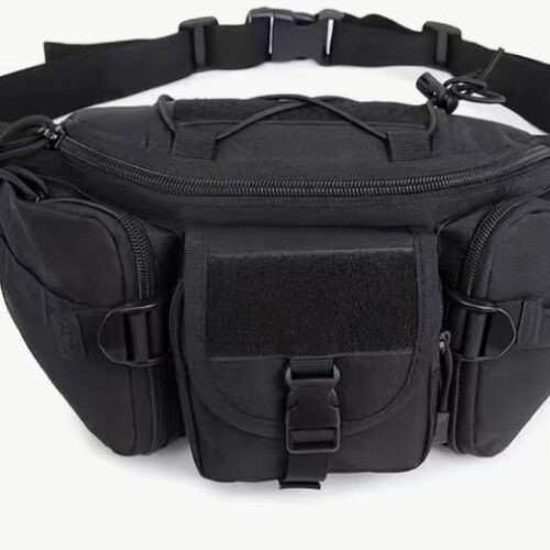 Rinonera Militar Tactica Negra