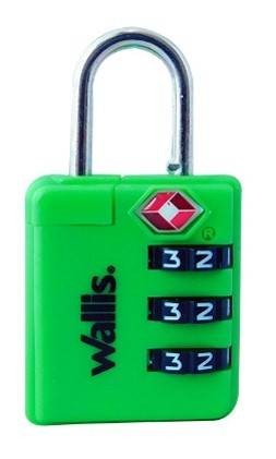 Candado De Combinacion TSA, Color Verde