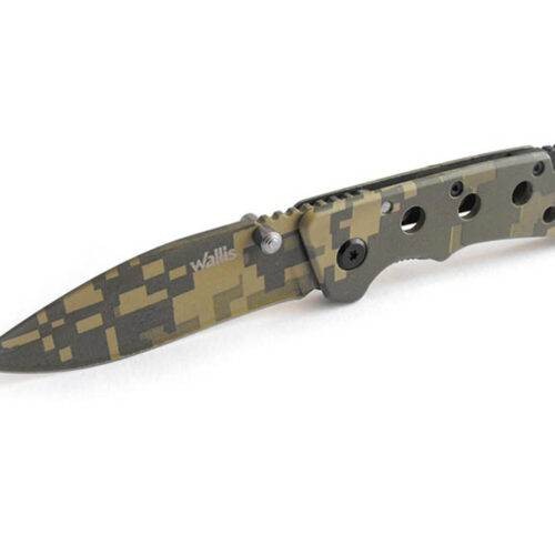 Navaja Con Mango Metal, Hoja Lisa De 7.5 Cm De Largo, Clip