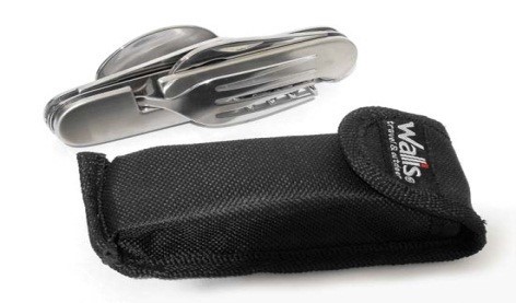 Cubierto Con 8 Usos, Desprendible A 2 Piezas, Cerrado 10.5 Cm, Mango Metal, Con Funda