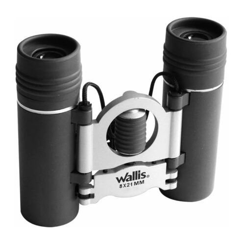 Wallis BINOCULAR COMPACTO NEGRO/PLATA 8X21MM