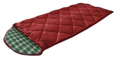Bolsa Para Dormir SAN FRANCISCO 3, Poliester+Franela, -5?c, 180(+30)X84 Cm, Rojo