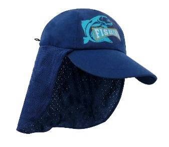 Gorra Con Faldon De Malla Y Cordon Ajustable