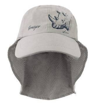 Gorra Con Faldon De Malla Y Cordon Ajustable