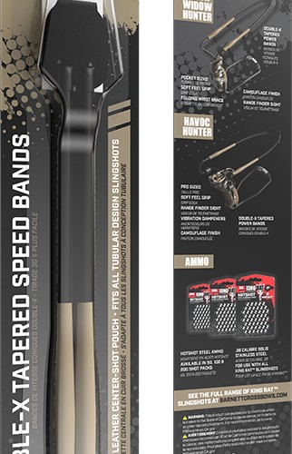 Liga P/Resortera BARNETT Doble-X Cafe/Negro