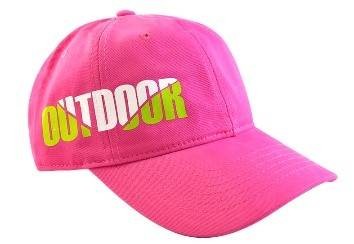 Gorra Con Cintillo De Ajuste Y Hebilla, Outdoor, Rosa