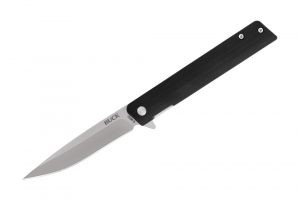 Navaja Diaria BUCK 256 Decatur Negra 8.9 Cm. CAJA