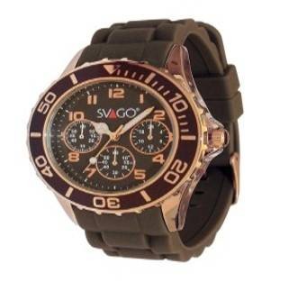 Reloj S?NTIS Analogo, Unisex,  50 Metros / 5 ATM, Cafe Con Cobre