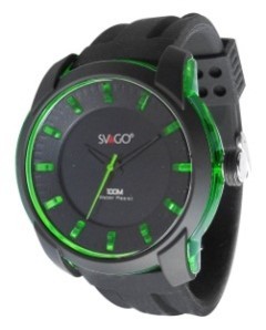 Reloj Pilatus Analogo Unisex, Resistencia 100 M / 10 Atm, Colorn Gro Con Caja E Inde  Erde Trasiucido