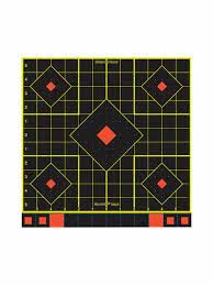 Blanco P/Calibrar Miras Shoot?N?C BC 12?  (5 Blancos, 60 Parches)