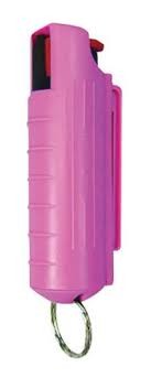 Gas Pimienta Al 18% GD 1/2 Oz.  Llavero C/Laser Rosa